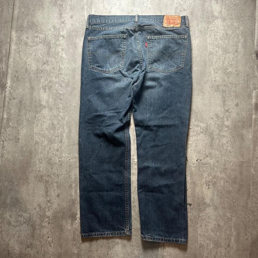 Levi-s Men's Blue and Navy Jeans - Picture 3 of 4